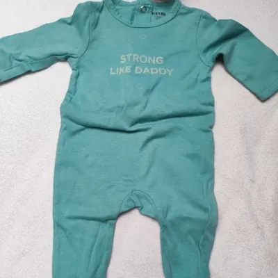 Pyjama léger vert mixte - Taille 1 mois - Kiabi